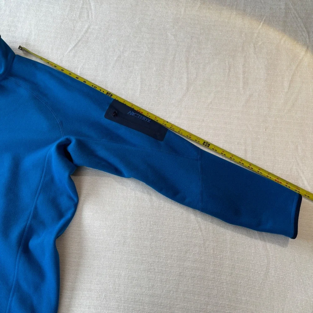 Arcteryx Delta LT Zip Neck Fleece Pullover Mens XXL Blue Polartec Made in Canada